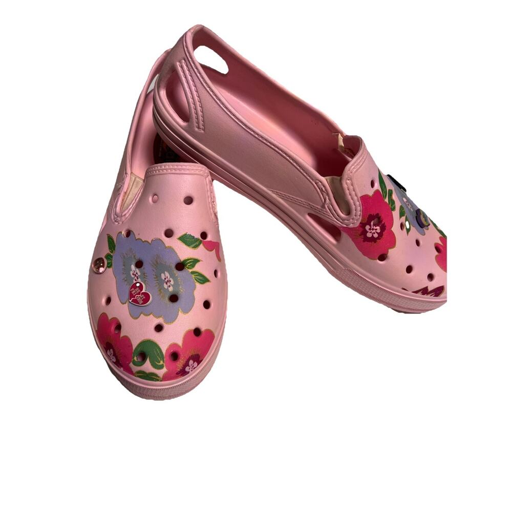 Skechers Cali Gear Women’s Size 11 M Rubber Waterproof Shoes Pink Floral